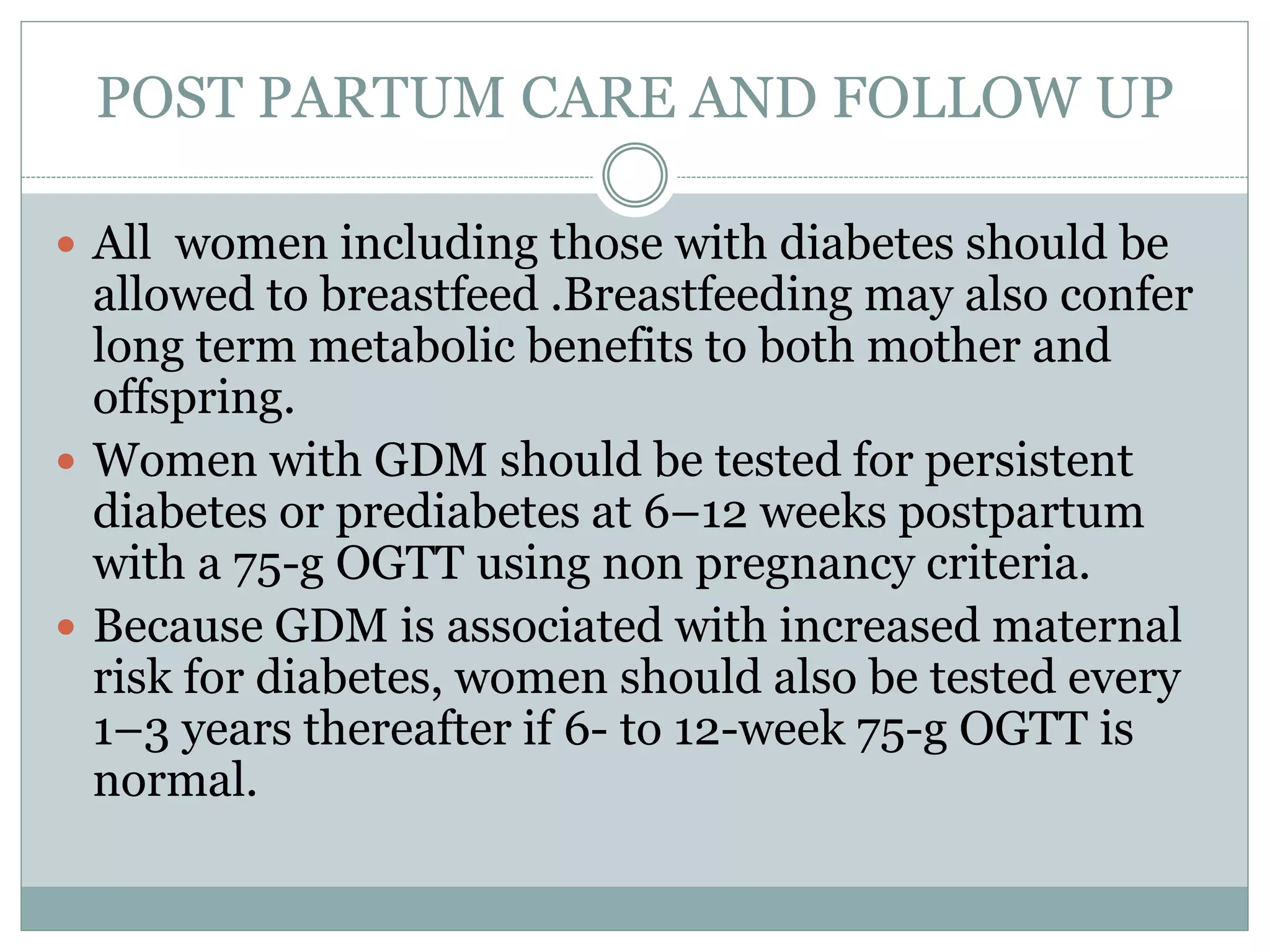 Gestational diabetes mellitus | PPTX