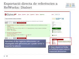 Veure la referència
24
 