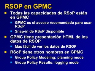 Ad Rsop GestióN De PolíTicas De Grupo (Gpos) | PPT