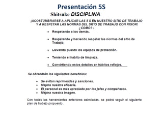 Presentación 5S
 