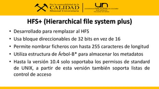 Gestión de archivos en Mac OS | PPTX