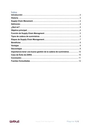 Gestión de la cadena de suministros supply chain management | PDF