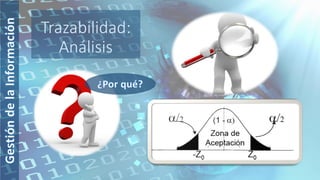 Trazabilidad:
Análisis
 