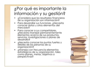 Gestión de la información | PPTX
