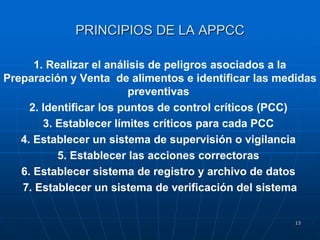 Gestión de la inocuidad alimentaria municipios cochabamba bolivia | PPTX