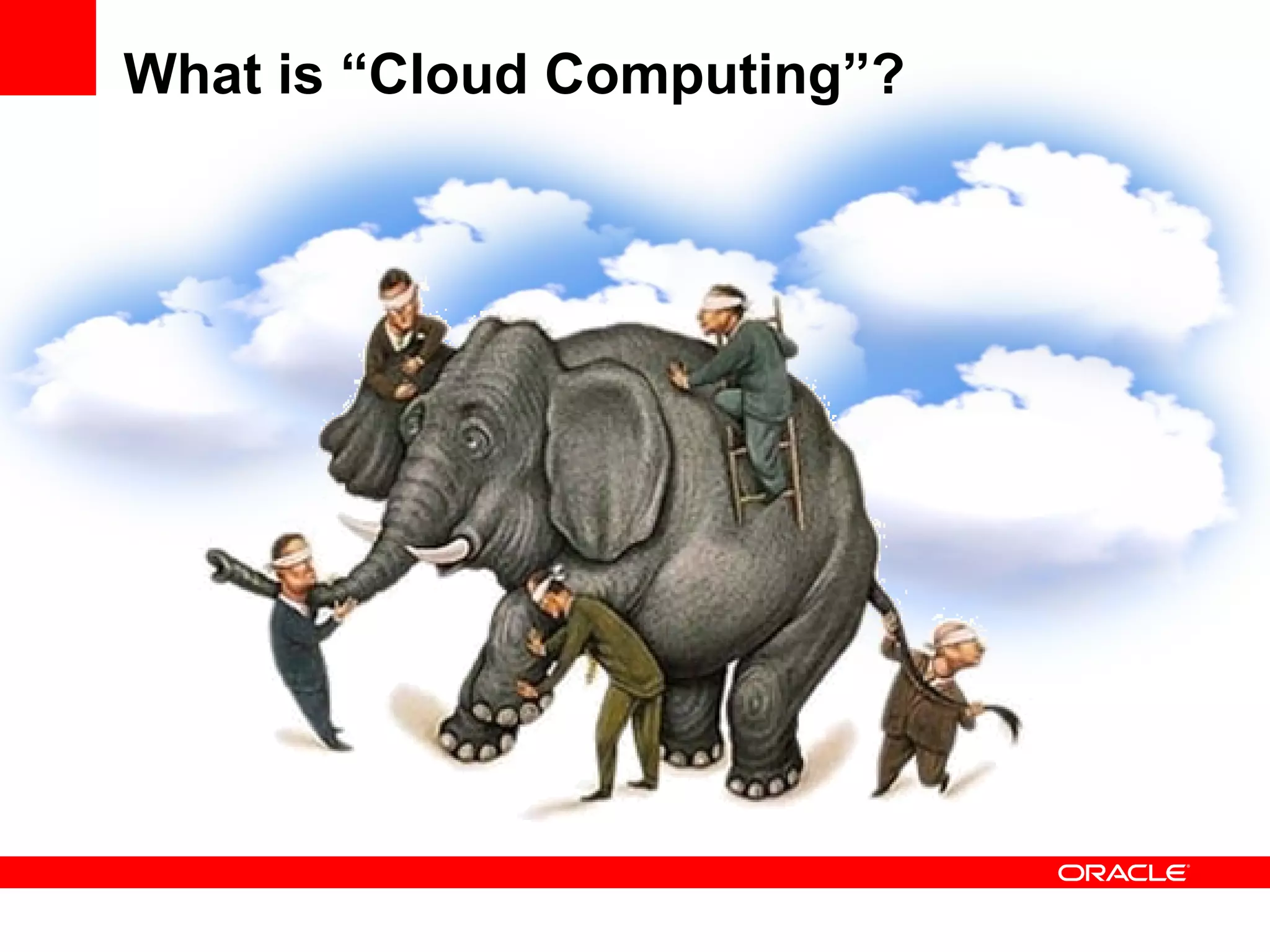 What is “Cloud Computing”? 