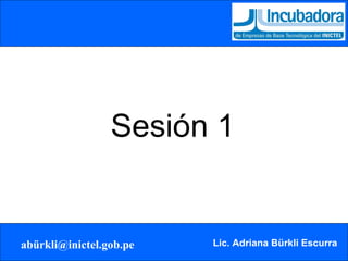 Sesión 1 