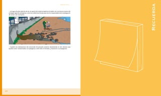 Recuerda
                                                                                       Sabías que...



     > Las aguas fecales además de ser un aporte de materia orgánica al medio, son una buena manera de
     propagar agentes patógenos, como los coliformes fecales que son los responsables de la catalogación
     de zonas C de marisqueo.




     > Cuando nos deshacemos del eviscerado de pescado estamos devolviendo al mar vísceras que
     pueden estar contaminadas con patógenos, entre ellos el Anisakis, y favorecer su propagación.




26
                                                                                                           27        27
 