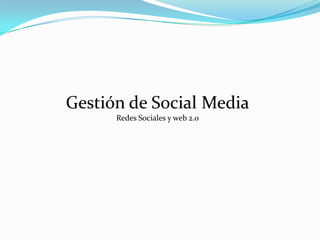 GestióN De Social Media Vf