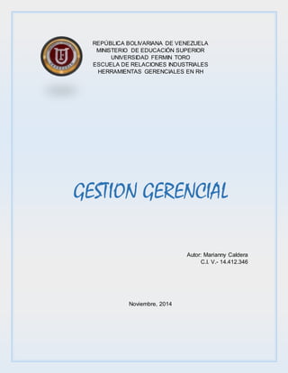 Gestión gerencial