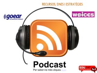 Podcast Per saber-ne més cliqueu  aquí 