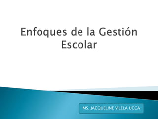 MS. JACQUELINE VILELA UCCA
 