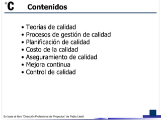 Gestión de la Calidad | PPT