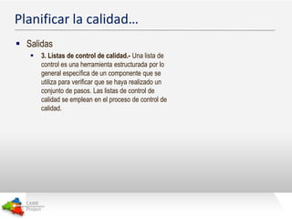 Los 14 pasos de la calidad total.