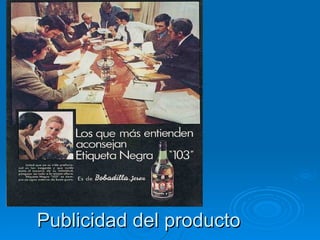 Publicidad del producto 