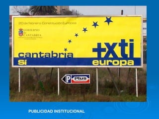 PUBLICIDAD INSTITUCIONAL 