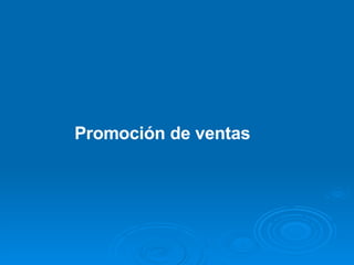 Promoción de ventas 