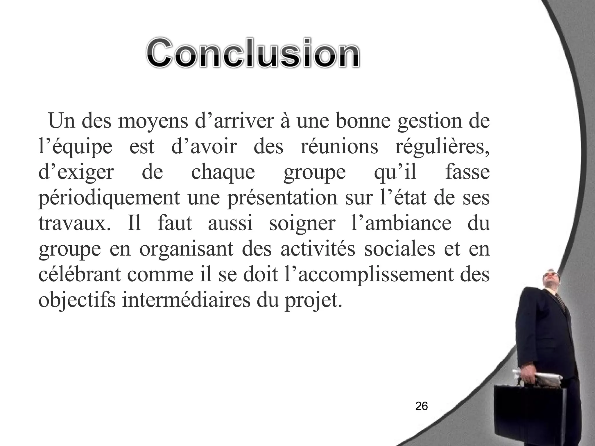 La gestion d’équipe de projet informatique