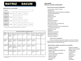 MATRIZ  DACUM  