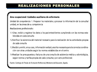 REALIZACIONES PERSONALES 