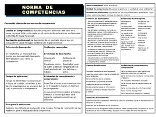 NORMA  DE COMPETENCIAS 