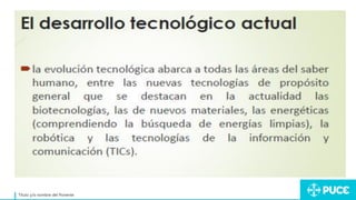 Título y/o nombre del Ponente
 