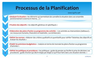 Notion de gestion principe de gestion et planification | PDF