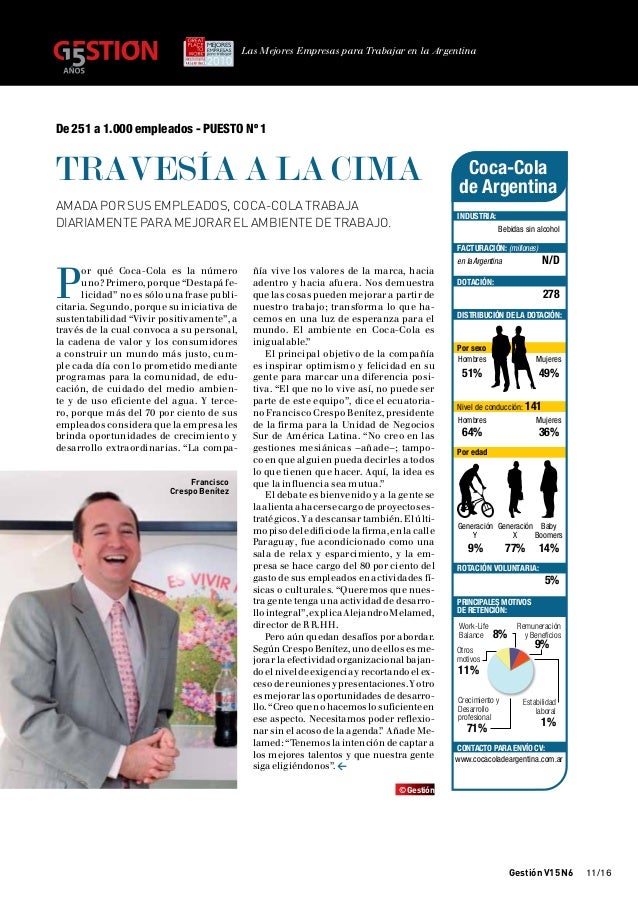 Gestion 2010 mejores empresas great place to work Atento