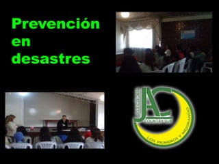 Prevención en desastres