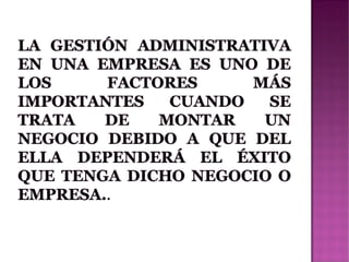 Gestion administrativa estefa
