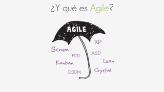 ¿Y qué es Agile?
 