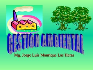 . Mg. Jorge Luís Manrique Las Heras GESTION AMBIENTAL 