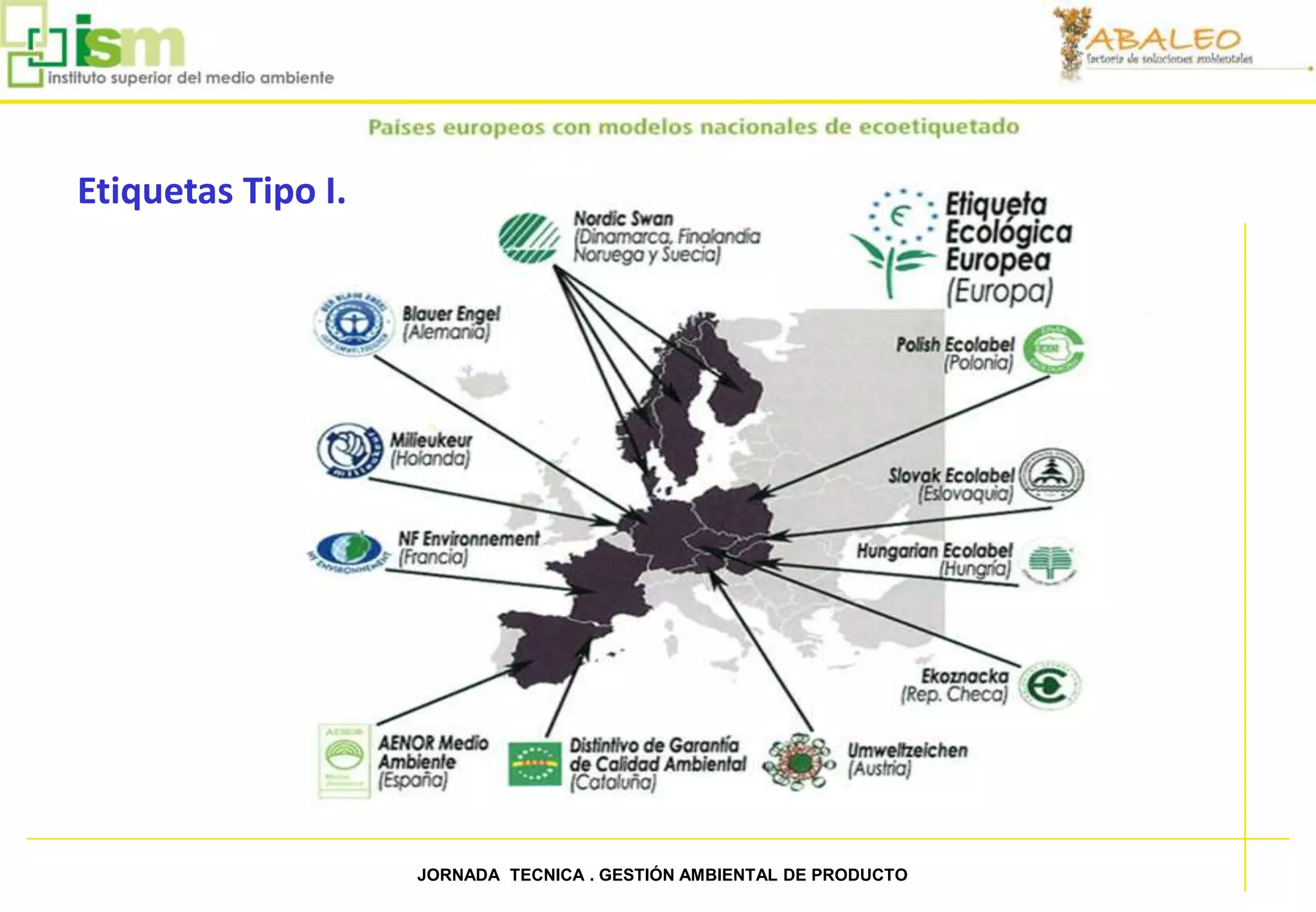 Etiquetas Tipo I.




39                       JORNADA TECNICA . GESTIÓN AMBIENTAL DE PRODUCTO
 