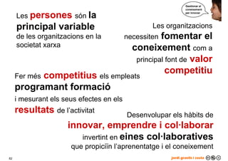 Per què gestionar el coneixement?