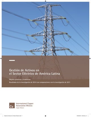 Gestión de Activos en
el Sector Eléctrico de América Latina
Mejores prácticas y tendencias
Resultados de la investigación de 2014 con comparaciones con la investigación de 2011
Gestion de Activos en el Sector Electrico.indd 1 22/03/2016 02:23:04 p. m.
 