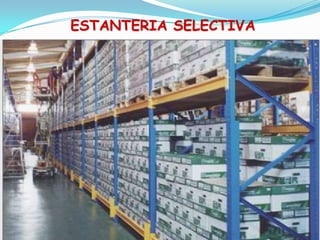 ESTANTERIA SELECTIVA
 