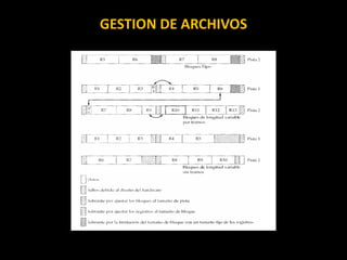 GESTION DE ARCHIVOS
 
