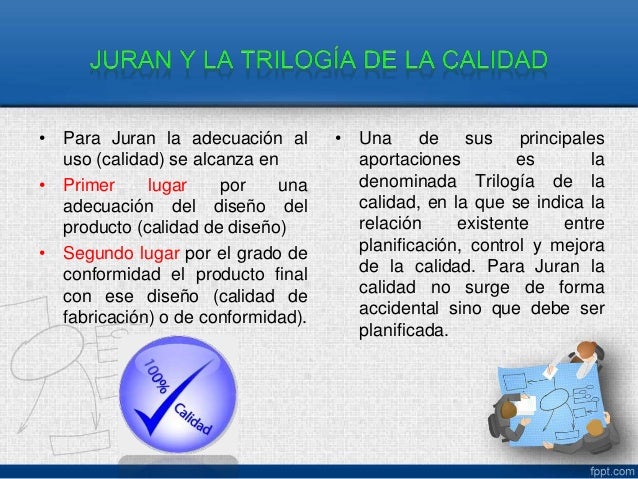 Calidad: Joseph Juran