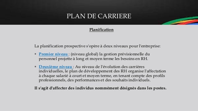 Gestion de carrière