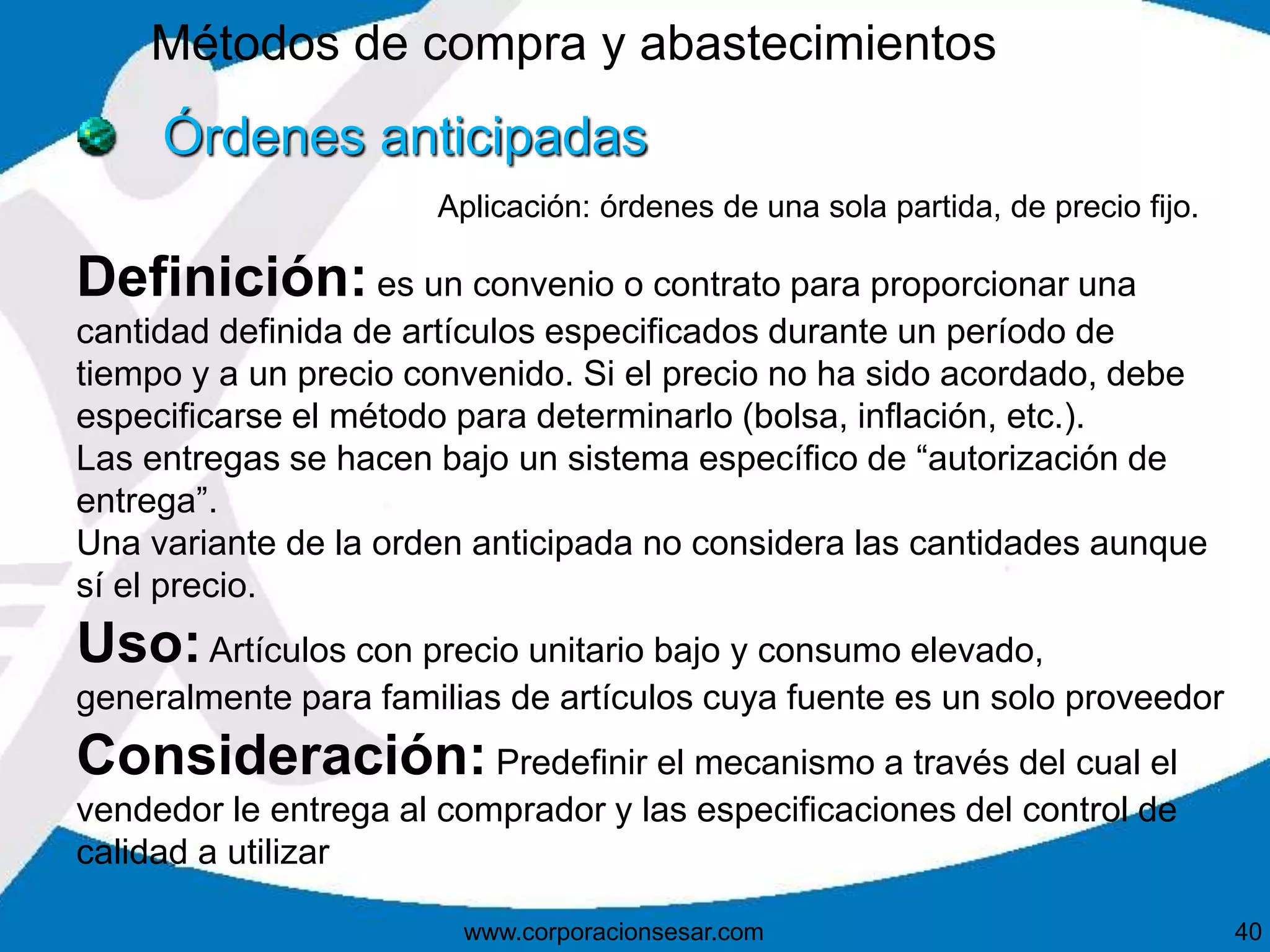 GESTIÓN DE COMPRAS Y ALMACÉN | PPTX