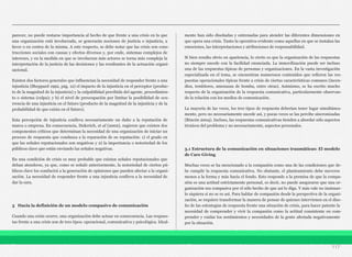 parecer, no puede restarse importancia al hecho de que frente a una crisis en la que
una organización está involucrada, se generarán nociones de justicia o injusticia, a
favor o en contra de la misma. A este respecto, se debe notar que las crisis son cons-
trucciones sociales con causas y efectos diversos y, por ende, sistemas complejos de
intereses, y en la medida en que se involucran más actores se torna más compleja la
interpretación de la justicia de las decisiones y las resultantes de la actuación organi-
zacional.
Existen dos factores generales que influencian la necesidad de responder frente a una
injusticia (Sheppard 1992, pág. 12) el impacto de la injusticia en el perceptor (produc-
to de la magnitud de la injusticia) y la culpabilidad percibida del agente, procedimien-
to o sistema (culpa); y b) el nivel de preocupación por limitar la posibilidad de ocu-
rrencia de una injusticia en el futuro (producto de la magnitud de la injusticia y de la
probabilidad de que exista en el futuro).
Esta percepción de injusticia conlleva necesariamente un daño a la reputación de
marca o empresa. En consecuencia, Dukerich, et al (2002), sugieren que existen dos
componentes críticos que determinan la necesidad de una organización de iniciar un
proceso de respuesta que conduzca a la reparación de su reputación: 1) el grado en
que las señales reputacionales son negativas y 2) la importancia o notoriedad de los
públicos clave que están enviando las señales negativas.
En una condición de crisis es muy probable que existan señales reputacionales que
deban atenderse, ya que, como se señaló anteriormente, la notoriedad de ciertos pú-
blicos clave los conducirá a la generación de opiniones que pueden afectar a la organi-
zación. La necesidad de responder frente a una injusticia conlleva a la necesidad de
dar la cara.
3 Hacia la definición de un modelo compasivo de comunicación
Cuando una crisis ocurre, una organización debe actuar en consecuencia. Las respues-
tas frente a una crisis son de tres tipos: operacional, comunicativa y psicológica. Ideal-
mente han sido diseñadas y entrenadas para atender las diferentes dimensiones en
que opera una crisis. Tanto la operativa-evidente como aquellas en que se instalan las
emociones, las interpretaciones y atribuciones de responsabilidad.
Si bien resulta obvio en apariencia, lo cierto es que la organización de las respuestas
no siempre sucede con la facilidad enunciada. La inmovilización puede ser incluso
una de las respuestas típicas de personas y organizaciones. En la vasta investigación
especializada en el tema, se encuentran numerosos contenidos que refieren las res-
puestas operacionales típicas frente a crisis de ciertas características comunes (incen-
dios, temblores, amenazas de bomba, entre otras). Asimismo, se ha escrito mucho
respecto de la organización de la respuesta comunicativa, particularmente observan-
do la relación con los medios de comunicación.
La mayoría de las veces, los tres tipos de respuesta deberían tener lugar simultánea-
mente, pero no necesariamente sucede así, y pocas veces se las percibe sincronizadas
(Rincón 2004). Incluso, las respuestas comunicativas tienden a abordar sólo aspectos
técnicos del problema y no necesariamente, aspectos personales.
3.1 Estructura de la comunicación en situaciones traumáticas: El modelo
de Care Giving
Muchas veces se ha mencionado a la compasión como una de las condiciones que de-
be cumplir la respuesta comunicativa. No obstante, el planteamiento debe moverse
menos a la forma y más hacia el fondo. Esto responde a la premisa de que la compa-
sión es una actitud estrictamente personal, es decir, no puede asegurarse que una or-
ganización sea compasiva por el sólo hecho de que así lo diga. Y más vale no insinuar-
lo siquiera si no se es así. Para hablar de compasión desde la perspectiva de la organi-
zación, se requiere transformar la manera de pensar de quienes intervienen en el dise-
ño de las estrategias de respuesta frente una situación de crisis, para hacer patente la
necesidad de comprender y vivir la compasión como la actitud consistente en com-
prender y cuidar los sentimientos y necesidades de la gente afectada negativamente
por la situación.
117
 