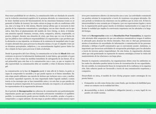 Para tener posibilidad de ser efectiva, la comunicación debe ser diseñada de acuerdo
con la evolución emocional-cognitiva de la persona afectada; en consecuencia, se de-
be tener claridad acerca del funcionamiento de las emociones humanas (como se ar-
gumentó al hablar de trauma), las cuales entran en juego no sólo en condiciones críti-
cas, sino a lo largo de la vida misma. Rincón (2004) afirma que es necesaria la inte-
gración de las respuestas comunicativa y psicológica, con un claro vínculo con la ope-
rativa. Esto lleva al planteamiento del modelo de Care Giving, es decir, el brindar
una atención especial -humana, cercana, cierta, compasiva, abierta, responsable, ex-
presiva, integral- durante una situación de crisis, que tiene que ver con el hecho de
que los públicos clave atribuyen responsabilidad a la organización y que perciben que
la afectación es una injusticia, en términos de la existencia de inequidad entre lo que
el sujeto afectado hizo para provocar la situación misma y lo que el culpable (visto así
en términos perceptuales, subjetivos, y no necesariamente legales) parece haber he-
cho o dejado de hacer para provocar el daño al afectado.
Desde la perspectiva del Care Giving, la comunicación en la fase de Shock debe con-
centrarse en proveer la información fundamental, la más básica, que permite a la gen-
te salvar su vida o tomar las medidas inmediatas de salvaguarda de sus bienes. El ca-
nal primordial para esta fase es la comunicación cara a cara, ya que se requiere de
alta expresividad. La comunicación debe ser sensible y evitar el discurso técnico o le-
gal.
La comunicación en la fase de Impacto puede ir más allá de lo básico, la gente es
capaz de comprender lo sucedido y lo que puede esperar en el futuro inmediato. En
esta etapa puede utilizarse una mezcla de tácticas que incluyan cara a cara y medios
con menor capacidad expresiva. Es muy importante haber logrado unidad y consis-
tencia en los mensajes que se han transmitido antes y en esta fase ya que pueden de-
terminar la primera impresión de la persona afectada con respecto a la actuación de
los representantes de la organización afectante.
En el periodo de Recuperación los esfuerzos de comunicación son particularmente
importantes puesto que la gente está buscando activamente restablecer el equilibrio
perdido. La comunicación puede proveer detalles de lo sucedido, ayudar a la gente a
comprender y a seguir adelante. En esta etapa se pueden utilizar canales menos expre-
sivos pero mantenerse abierto a la interacción cara a cara. Las actividades comunicati-
vas pueden orientar la recuperación a través de reuniones con grupos afectados. En
este periodo se fortalecen las relaciones con los públicos que la crisis creó. Si bien la
intencionalidad es muy acotada por el impacto y por sus repercusiones legales y mora-
les, la organización puede ganar mucho en términos reputacionales si es capaz de en-
frentar la realidad que implica la convivencia respetuosa con los afectados a lo largo
del tiempo.
Tanto en la Recuperación como en la Resolución Post Traumática, la organiza-
ción afectante debe asegurarse de que sus esfuerzos comunicativos tengan el ambien-
te adecuado para alcanzar los efectos deseados. Para esto es vital que permanezcan
atentos al monitoreo de necesidades de información o comunicación de las personas
afectadas y definan el perfil comunicativo que es conveniente asumir. Asimismo, es
importante que favorezcan actividades de recuperación psicológica para los afectados
a través de terceras partes (especialistas). De esta forma, la organización afectante
sabrá que está gestionando su reputación de manera estratégica al tener la visión del
mantenimiento de las relaciones a un largo plazo.
Durante la respuesta comunicativa, las organizaciones deben crear los ambientes en
los cuales los afectados pueden iniciar la tarea de reconstrucción de sus capacidades.
En este sentido, la comunicación busca la recuperación de la confianza en la organiza-
ción. Este esfuerzo puede ser favorecido a través de una comunicación respetuosa y
compasiva.
Desarrollado en 2004, el modelo de Care Giving propone cuatro estrategias de res-
puesta básica:
1. Compasión; no sólo como forma sino como fondo, que involucra la habilidad para
entrar en contacto con la realidad del Otro.
2. Accountability, es decir, la habilidad u obligación (moral y, a veces, legal) de res-
ponder, de rendir cuentas.
118
 