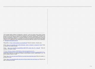 172
_____________________________________________________________________
¹José Luengas Benítez (México) Actualmente es director y socio de la firma Crisis Control. Cuenta
con 13 años de experiencia en la consultoría de manejo de crisis, desarrollando e implementando pro-
gramas de crisis para empresas líderes en las industrias de consumo, farmacéuticas, servicios, cons-
trucción, petroquímica y financiera. Es miembro fundador de la Asociación de Planeadores Anti-Con-
tingencias (ACP) Capítulo México. Es miembro de la American Society for Industrial Security (ASIS)
y cuenta con la Certificación como Profesional de la Protección (CPP). Su cuenta de correo electrónico
es: jluengas@crisiscontrol.com.mx
²Disponible en: http://crisisconsultant.com/2009CR.pdf Fecha de consulta: 1 de julio, 2010
³Véase: http://www.stratfor.com/weekly/20090930_mexico_emergence_unexpected_threat Fecha
de consulta: 8 de octubre de 2009.
⁴Véase: http://www.asisonline.org/guidelines/ASIS_SPC.1-2009_Item_No._1842.pdf Fecha de
consulta: 1 de octubre 1, 2009.
⁵ V é a s e : h t t p : / / w w w . l i n k e d i n . c o m / g r o u p A n s w e r s ?
v i e w Q u e s t i o n A n d A n s w e r s = & g i d = 7 5 7 2 0 7 & d i s c u s s i o n I D = 1 4 0 6 9 6 8 2 & s i k =
1266817669777&trk=ug_qa_q&goback=%2Eanh_757207%2Eana_757207_1266817669777_3_1 Fe-
cha de consulta: Febrero 11, 2010.
⁶Véase: http://www.cnn.com/2010/TECH/01/14/twitter.hoax.haiti/index.html Fecha de consulta: 11
de febrero de 2010.
⁷Véase: http://www.jamesjdonnelly.com/2010/01/desert-island-crisis-tool/#more-157 Fecha de con-
sulta: 12 de febrero de 2010.
 