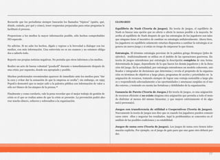 Recuerde que los periodistas siempre buscarán los llamados “tópicos” (quién, qué,
dónde, cuándo, por qué y cómo), tener respuestas preparadas para estas preguntas le
facilitará el proceso.
Proporcione a los medios la mayor información posible, sólo hechos comprobables
NO especule.
No adivine. Si no sabe los hechos, dígalo y regrese a la brevedad a dialogar con los
medios, con más información. Una entrevista no es un examen y no estamos obliga-
dos a saberlo todo.
Reporte sus propias noticias negativas. No permita que otros informen a los medios.
Realice un acto de buena voluntad “goodwill” durante o inmediatamente después de
una crisis; por supuesto, donde sea apropiado y posible.
Muchos profesionales recomiendan aparecer de inmediato ante los medios para “dar
la cara y evitar dar la sensación de que la empresa se oculta”; sin embargo, en 1993
PepsiCo demostró que es mejor salir a la palestra pública con información de valor a
sólo ser blanco de los ataques de la prensa.10
Finalmente y como corolario, vale la pena recordar que el mejor trabajo de gestión de
crisis es el que se realiza antes de que la crisis se presente. La prevención podrá aho-
rrar mucho dinero, esfuerzo y sobresaltos a la organización.
GLOSARIO
Equilibrio de Nash (Teoría de juegos). En teoría de juegos, el equilibrio de
Nash es buscar una opción que no afecte o afecte lo menos posible a la mayoría. Se
arriba al equilibrio de Nash después de que las estrategias de los jugadores son tales
que ninguno tiene el incentivo de cambiar su estrategia unilateralmente. Ahora bien,
los jugadores en equilibrio solamente estarían dispuestos a cambiar la estrategia si se
genera un nuevo juego y si están en riesgo de empeorar lo que tienen.
Estrategia. El término estrategia proviene de la palabra griega Strategos (jefes de
ejército); tradicionalmente se utiliza en el ámbito de las operaciones guerreras. En
teoría de juegos entendemos por estrategia la descripción completa de una forma
determinada de jugar, dependiente de lo que hacen los demás jugadores y de la dura-
ción del juego. En la actualidad, por estrategia entendemos un modelo coherente, uni-
ficador e integrador de decisiones que determina y revela el propósito de la organiza-
ción en términos de objetivos a largo plazo, programas de acción y prioridades en la
asignación de recursos, tratando siempre de lograr una ventaja sostenible a largo pla-
zo y respondiendo adecuadamente a las oportunidades y amenazas surgidas en el me-
dio externo, y teniendo en cuenta las fortalezas y debilidades de la organización.
Ganancia de Pareto (Teoría de Juegos.) En teoría de juegos, es una asignación
de recursos eficiente si no existe ninguna otra asignación que permita a todo el mun-
do disfrutar al menos del mismo bienestar, y que mejore estrictamente el de algu-
na(s) persona(s).
Juegos con transferencia de utilidad o Cooperativos (Teoría de juegos).
Nuevamente la teoría de juegos nos dice que es cuando los jugadores pueden comuni-
carse entre ellos y negociar los resultados. Aquí la problemática se concentra en el
análisis de las posibles coaliciones y su estabilidad.
Juegos de suma cero (Teoría de juegos). Los juegos de suma cero tienen infor-
mación explícita. Por ejemplo, en el juego de gato para que uno gane otro deberá per-
der.
77
 