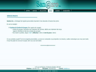 Démonstration en ligne