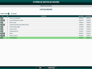 Information du client