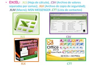 .PSD: archivo de mapa de bits con adobe photo shop, con esta o con visor de gráficos, como ACDsee..TGA: archivo de gráficos de alta definición hecho con tarjeta de video profesional targa, con algún visor de gráficos.
