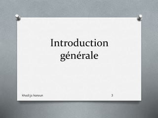 Introduction
générale
khadija kanoun 3
 