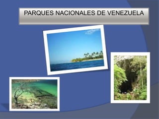 PARQUES NACIONALES DE VENEZUELA
 