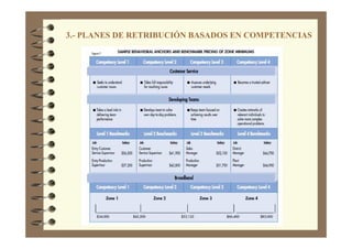 3.- PLANES DE RETRIBUCIÓN BASADOS EN COMPETENCIAS
 